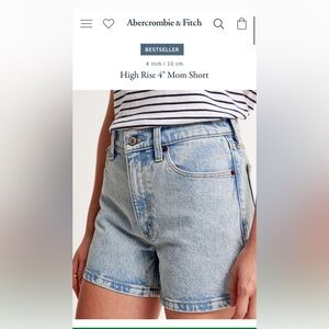 Abercrombie “The Mom Short High Rise”